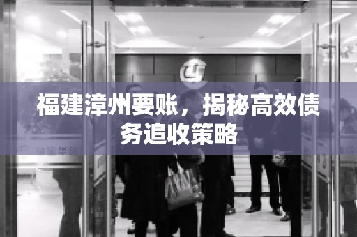 福建漳州要账，揭秘高效债务追收策略