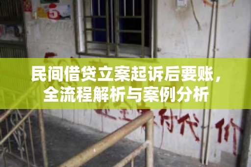 民间借贷立案起诉后要账，全流程解析与案例分析