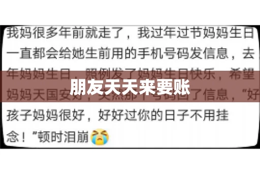 朋友天天来要账