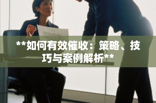 **如何有效催收：策略、技巧与案例解析**