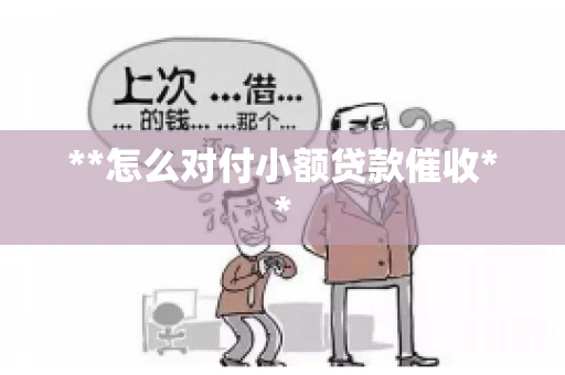 **怎么对付小额贷款催收**