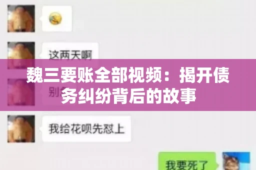 魏三要账全部视频:揭开债务纠纷背后的故事 魏三要账全部视频:揭开债务纠纷背后的故事