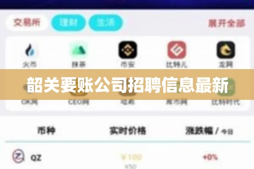 韶关要账公司招聘信息最新