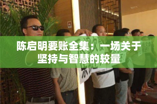陈启明要账全集：一场关于坚持与智慧的较量