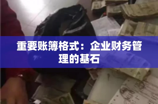重要账簿格式：企业财务管理的基石