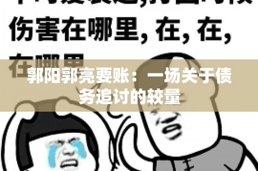 郭阳郭亮要账：一场关于债务追讨的较量