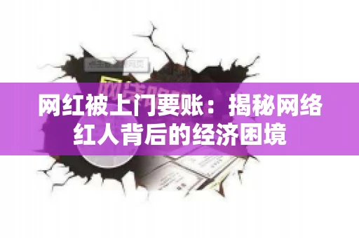 网红被上门要账：揭秘网络红人背后的经济困境