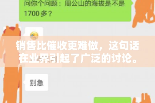 销售比催收更难做，这句话在业界引起了广泛的讨论。在我看来，这句话并非空穴来风，而是基于实际工作经验和观察得出的结论。今天，我就来和大家聊聊这个话题，从销售和催收的实际情况出发，探讨为什么销售比催收更难做。