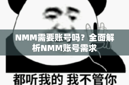 NMM需要账号吗？全面解析NMM账号需求